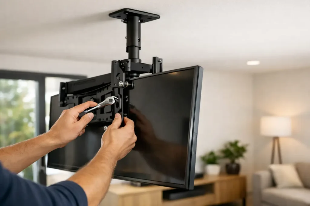 Ceiling TV Mount Installation Done Right