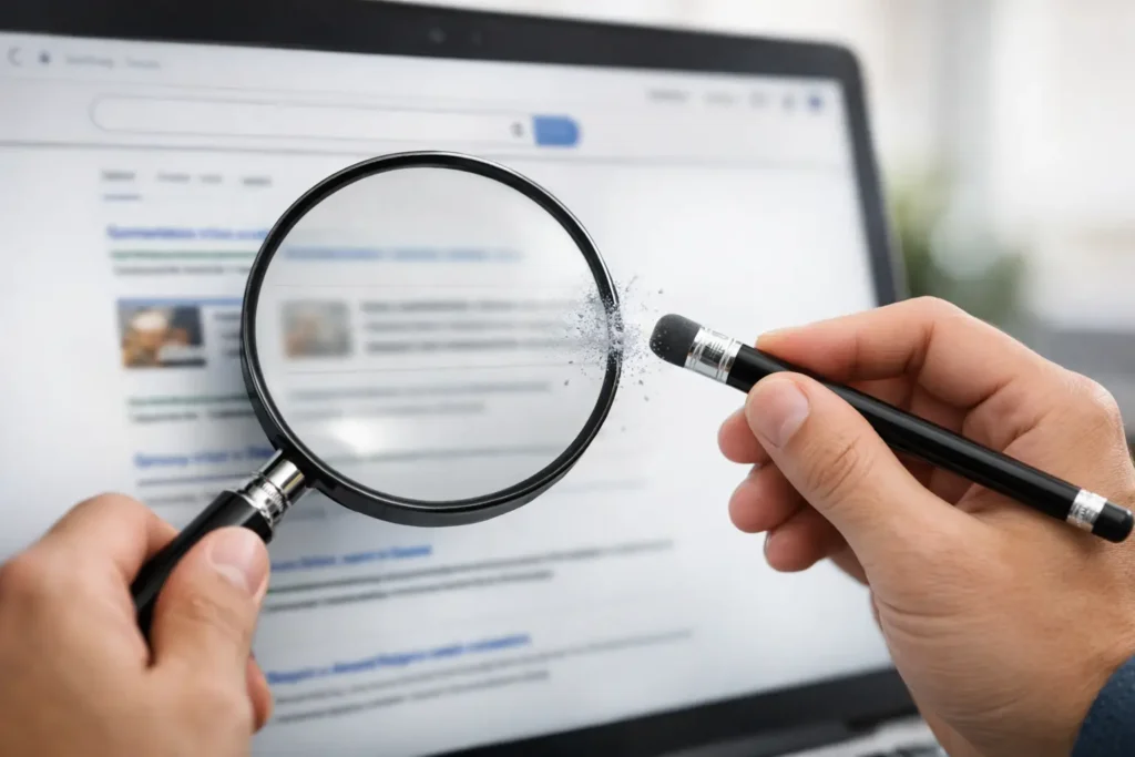 How to Remove Outdated Search Results