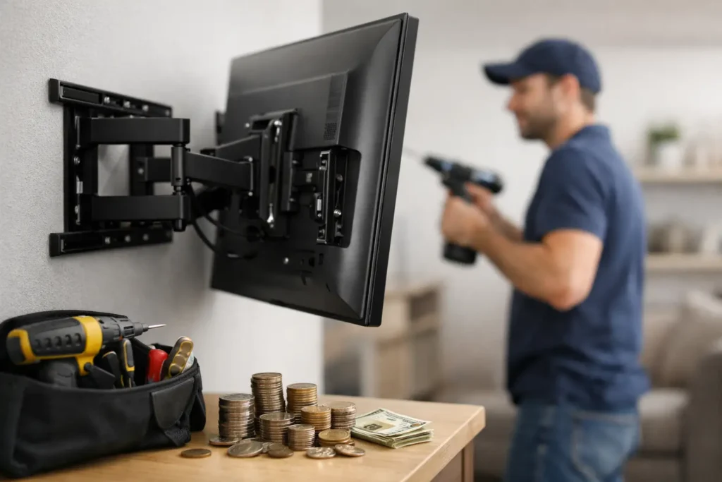 What Full Motion TV Mounting Costs